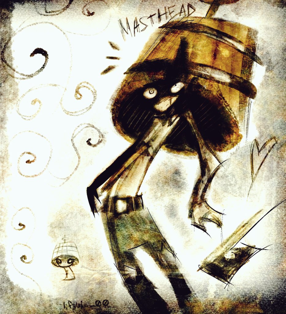 "Draw like maybe draw masthead I really like how you drew him last time... I think you drew him idunno 😢😢😢 idun remember - 🪐🥝"
Thank you for art req! I did draw him once, thank you! :D
#castleofnations #artrequest #fanartㅤㅤㅤ