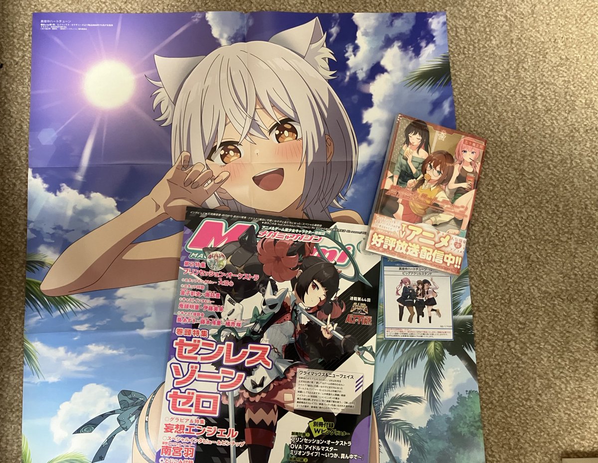 メガミマガジンのイコちゃんのポスターゲット！ あと少し高いから買う