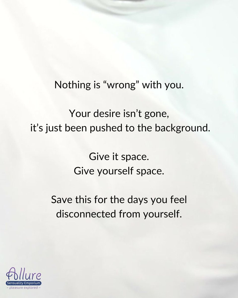 “Why don’t I feel desire anymore?”

Most of the time,
it’s not attraction.
It’s exhaustion.

Desire needs space to come back.