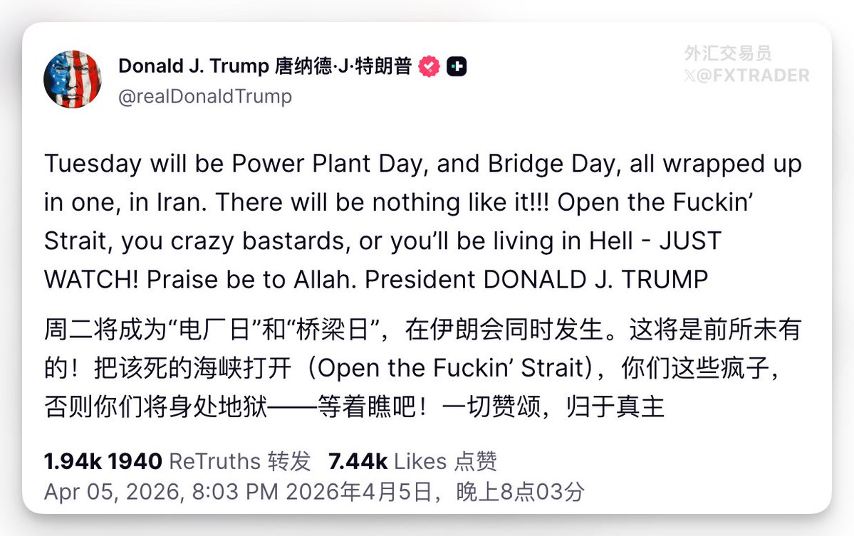 外汇交易员 tweet media