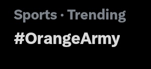 RCB_champion's tweet photo. #OrangeArmy is trending!! 

#IPL2023Final #srhvslsg https://t.co/WcztyRCkDx