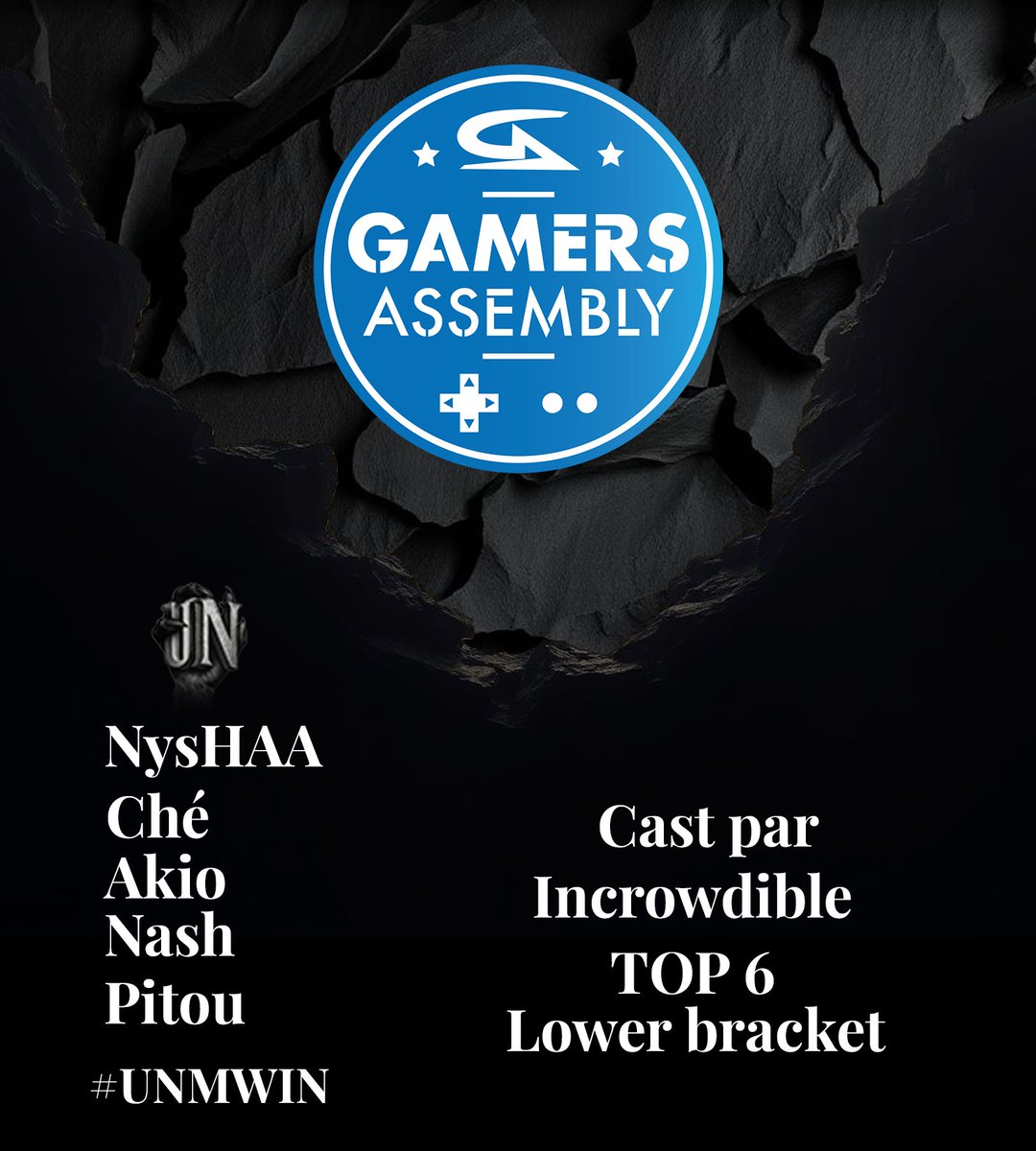unitnemesis's tweet photo. TOP 6 #GA2026 en approche!

Une victoire nous assure la qualification aux playoff spike tour et donc la possibilité de jouer les up &amp; down!

Le spectacle est ici👇👇
https://t.co/ZjXA3D1080 https://t.co/pZkLcE3s5Z