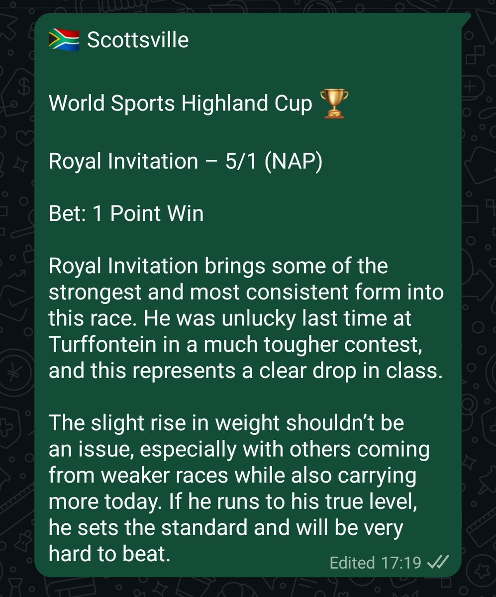 Elite_Nation26's tweet photo. Booooom 💥

Royal Invitation – LANDED 🏆

Absolute cruise control for most of the race. The jockey did a superb job keeping him settled, especially as he was a bit keen through large parts of it. https://t.co/ox3n1TZ4iO
