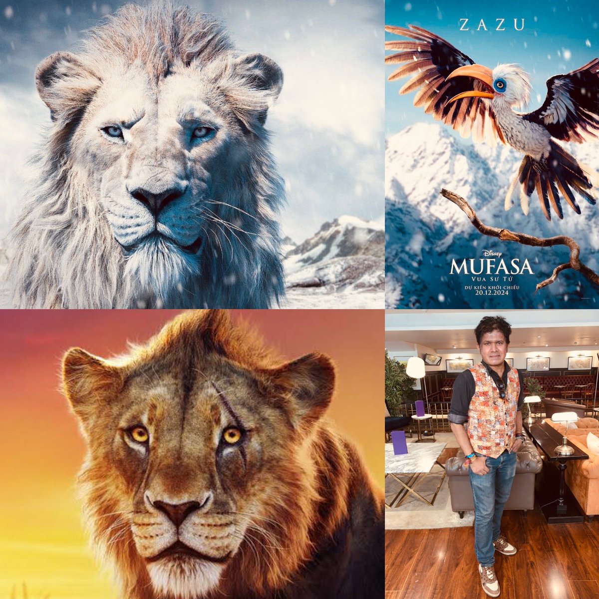 Rcoolmovies's tweet image. The haunting presence of ghost like white lions, deliberating beside barren greying trees; not much later they chase the living daylight’s out of the duo of Mufasa and Taka. 

#Mufasa: #TheLionKing (film) directed by #BarryJenkins #Animation