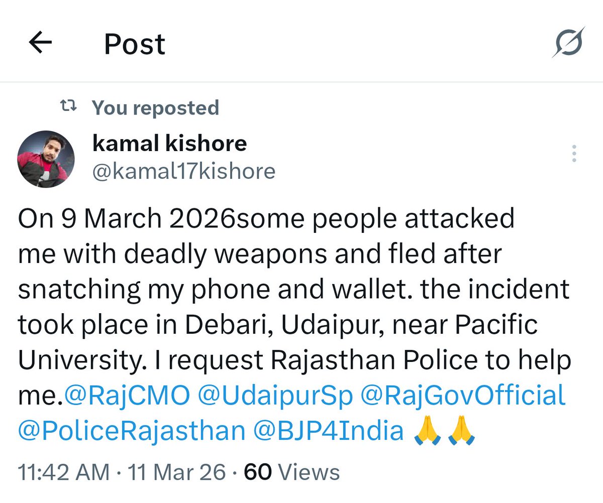 kamal kishore tweet media