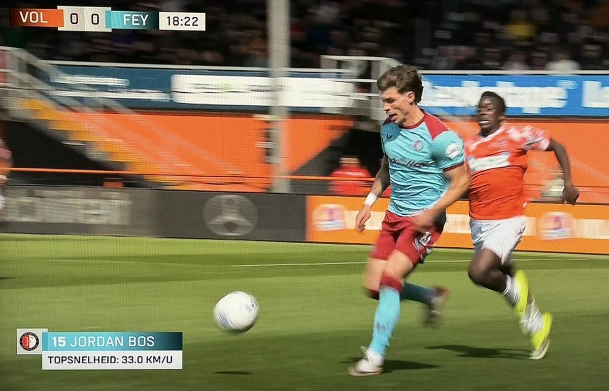 33 km/uur? Dat is toch nog wel beduidend langzamer dan de snelheid waarmee Wout Weghorst eind vorig seizoen de catacomben in sprintte na FC Groningen uit! #volfey #Weghorst  #groaja