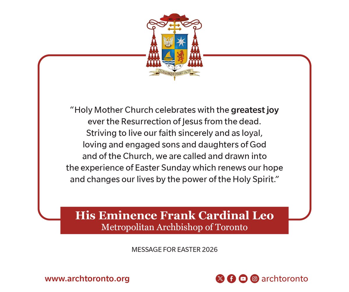 Archdiocese of Toronto tweet media