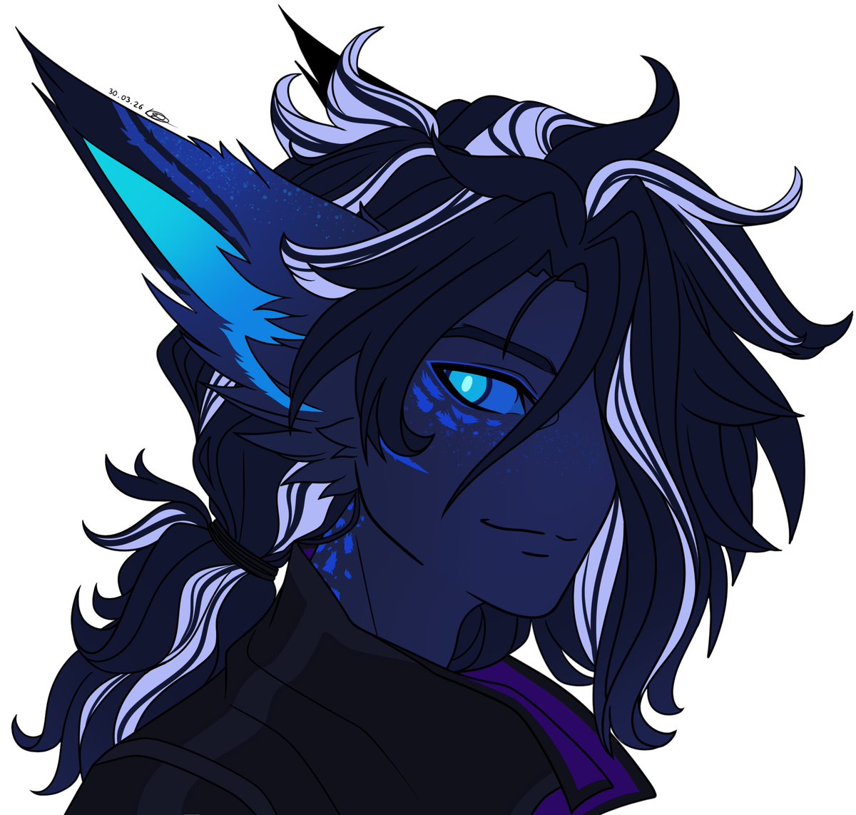 Lilinxith's tweet photo. You can see my OC Xaphan, he is a demon which kind is called Nightwalker (own demon kind).
See more at: https://t.co/D8jw6Q4Wy4
#digitalart #Portrait #originalcharacter #fantasyart #characterdesign #digitalpainting #demon #demondesign #hell #nightwalker #worldbuilding #cryohell https://t.co/qVmfjwE23E