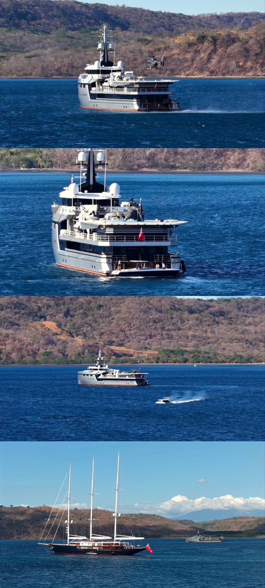 HouseOfVanity88's tweet image. Jeff Bezos and Lauren Sánchez are clearly in full vacation mode, spotted heading off on their lavish Costa Rica getaway.

After a series of transfers — first from a helicopter to the support vessel Abeona, then by speedboat to their superyacht Koru — the couple finally came