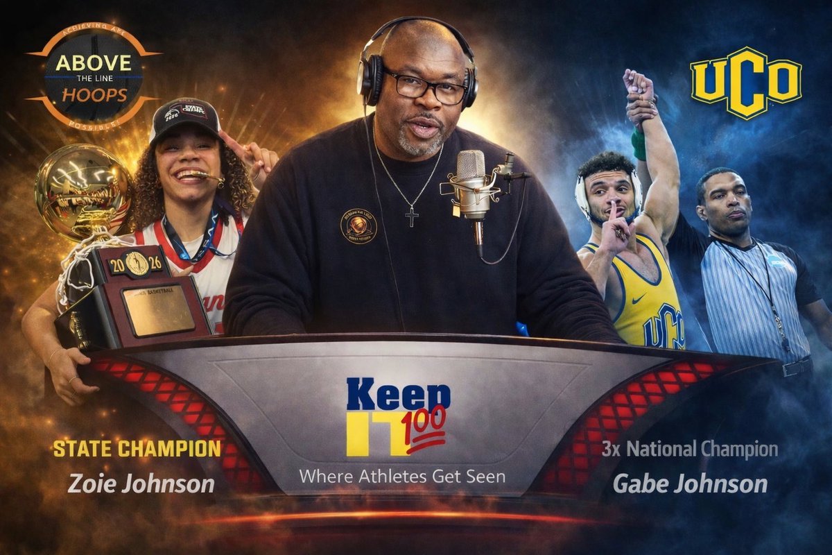 HighKeeping's tweet photo. Check out interview with @UcoWrestling Gabe Johnson and @LadyTitans_BB @ZoieJ2029 @coachjvick1 @abovelinehoops @UCOWBB @ucoathletics 

Check out Full podcast ⤵️
https://t.co/wcNwAGmKvt https://t.co/Rz7Jn78Pjo