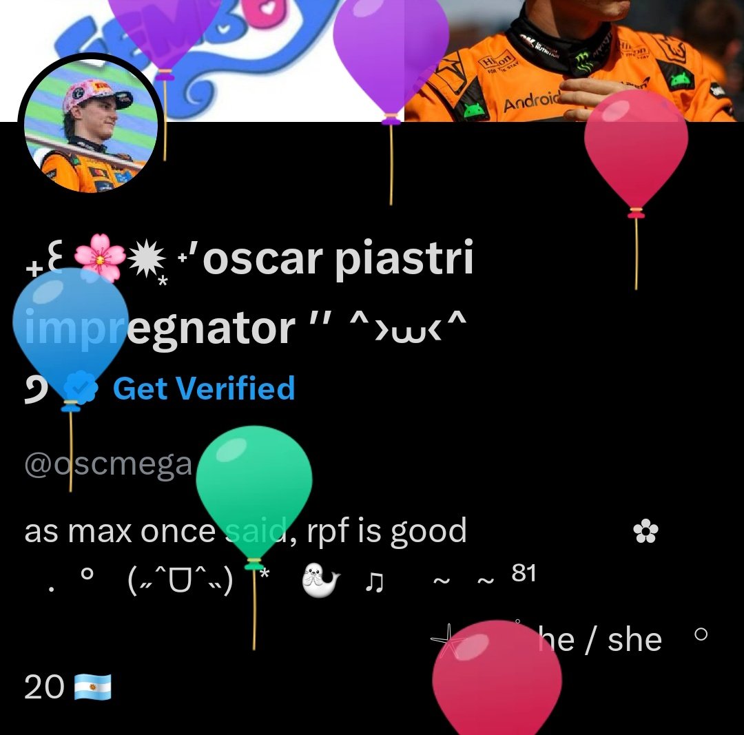 ₊꒰ 🌸✹ ᮫͙ ′oscar piastri impregnator ′′ ^›⩊‹^ ੭ tweet media