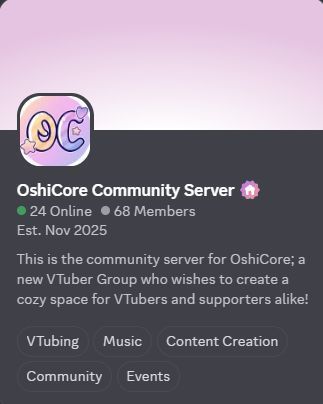 OshiCore tweet media