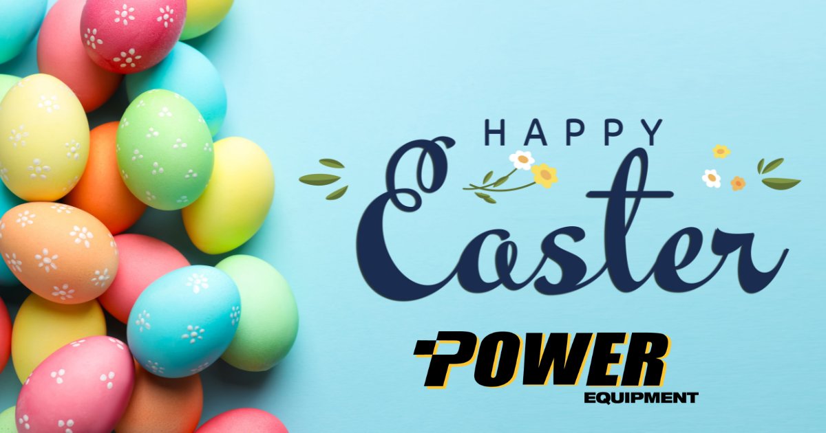 PowerEquipCo's tweet photo. Happy Easter from all of us at Power Equipment Company.

We hope your day is filled with peace, joy, and time with the people who matter most. Thank you for being part of our community. We wish you a safe and happy holiday.

#HappyEaster #PowerEquipmentCompany https://t.co/xPFpZLAZVX
