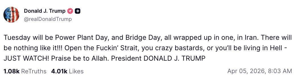 If he has destroyed their military, how is Iran keeping the straight closed?