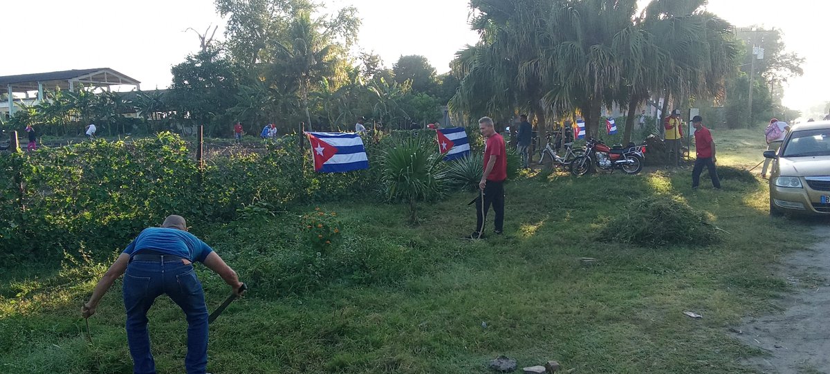 AnierArnedoS's tweet photo. Trabajo productivo en la preparación para la siembra de hortalizas en el órganoponico El Nabo! 
#CubaEstáFirme 
#PorLasTunasLaVictoria https://t.co/aFRQGtAayC