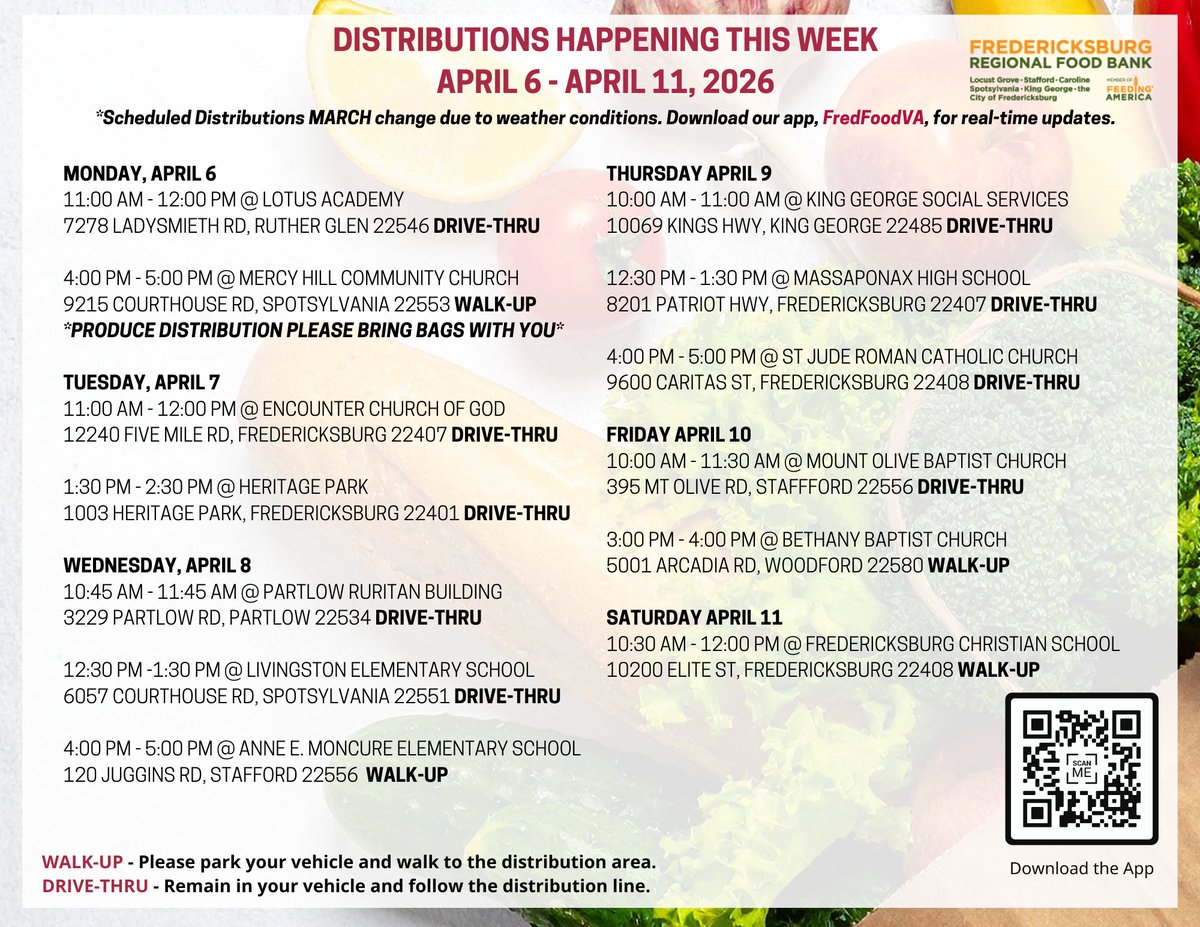 Fredericksburg Regional Food Bank tweet media