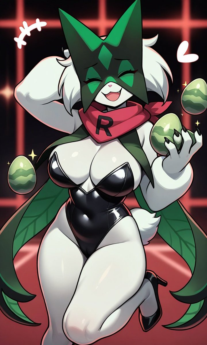 Corrupted Pokeslut Meowscarada tweet media