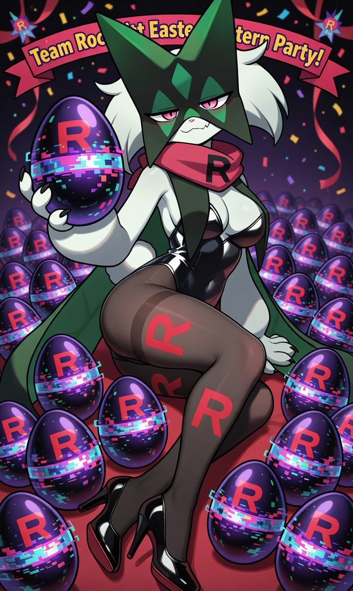 Corrupted Pokeslut Meowscarada tweet media