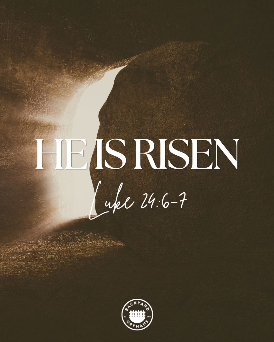 On the third day, everything changed.

Because of Jesus, broken stories are REDEEMED.
Loss turns into love.

Every child DESERVES a home.
Every story can be REDEEMED.

The CHURCH gets to be part of it.
And WE step in.
This is what resurrection looks like.