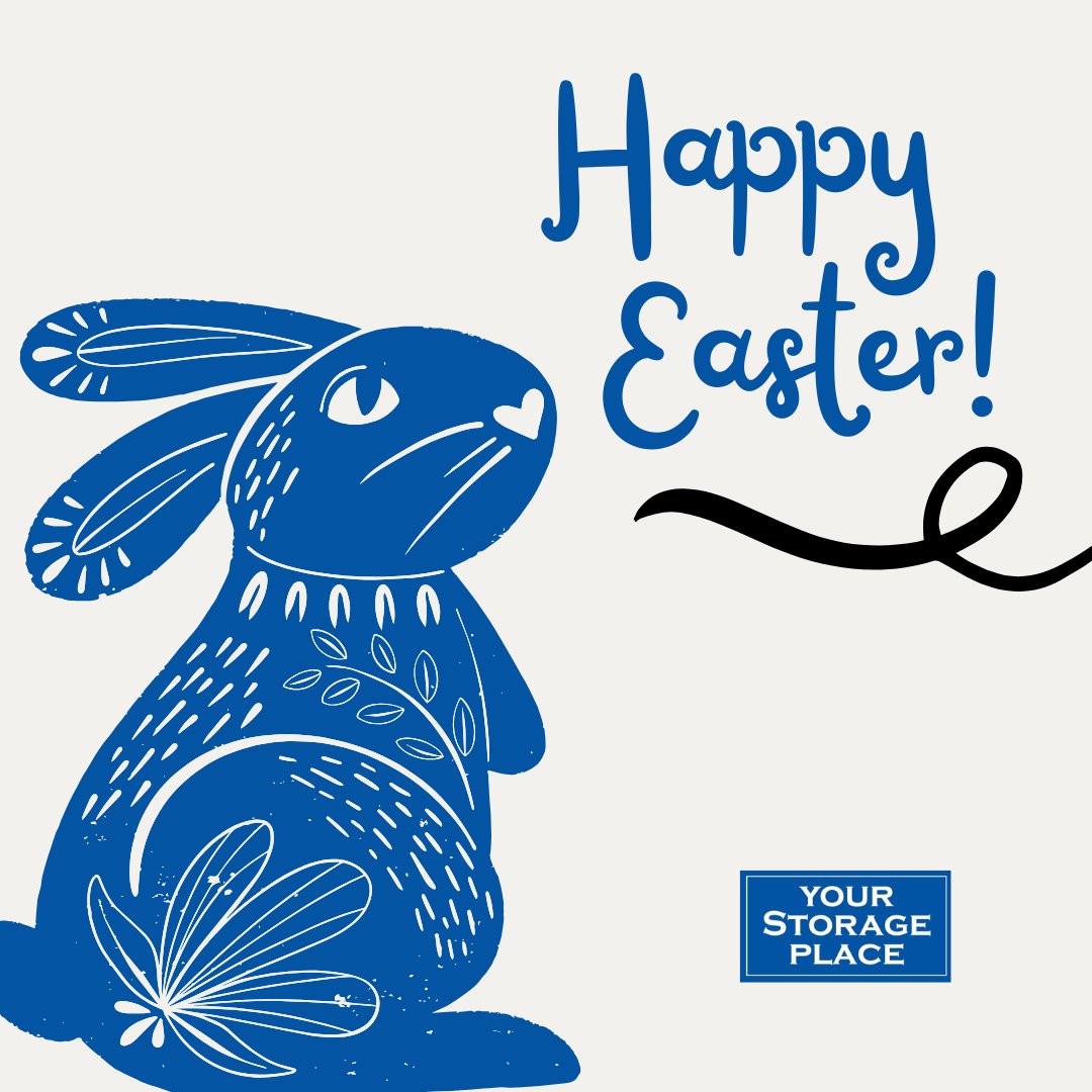 YSPPerrinBeitel's tweet photo. Happy Easter from Your Storage Place! 🕊️

We wish our customers a peaceful holiday. Our office is closed today so our team can celebrate with family, but gate access hours are unchanged. Have a wonderful Sunday! 🐣✨ https://t.co/kyze1pWw1I