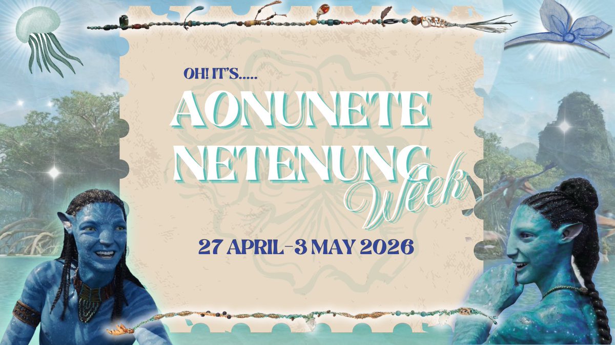 aonuneteweek's tweet image. Hi Everyone!! Aonunete &amp;amp; Netenung week 2026 is here 🩵💙

We are inviting you to join this Event on 27th April - 03rd May 2026!!

Please check the post below for more detailed informations!! 👇 

#AonuneteWeek2026 #NetenungWeek2026 #Aonunete #Netenung