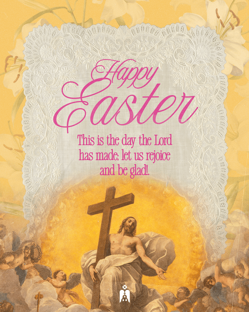 lacatholics's tweet photo. He is risen! Alleluia! https://t.co/k5F6c11rrQ