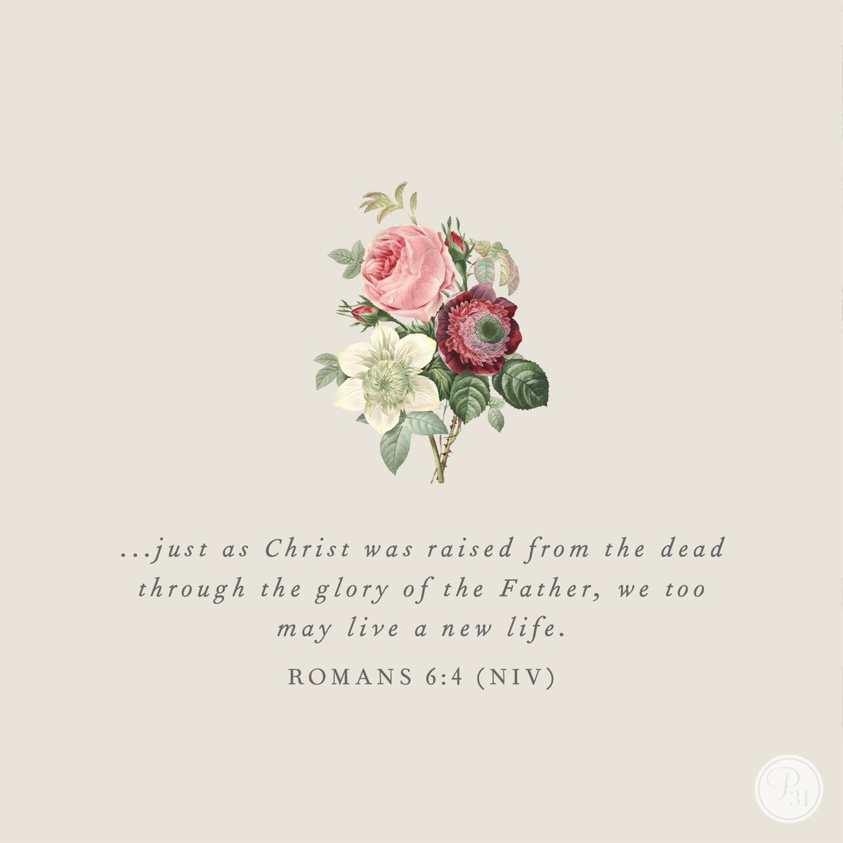 Jesus isn’t in a tomb. 

He’s risen.

He’s alive.

Therefore, we can truly live.