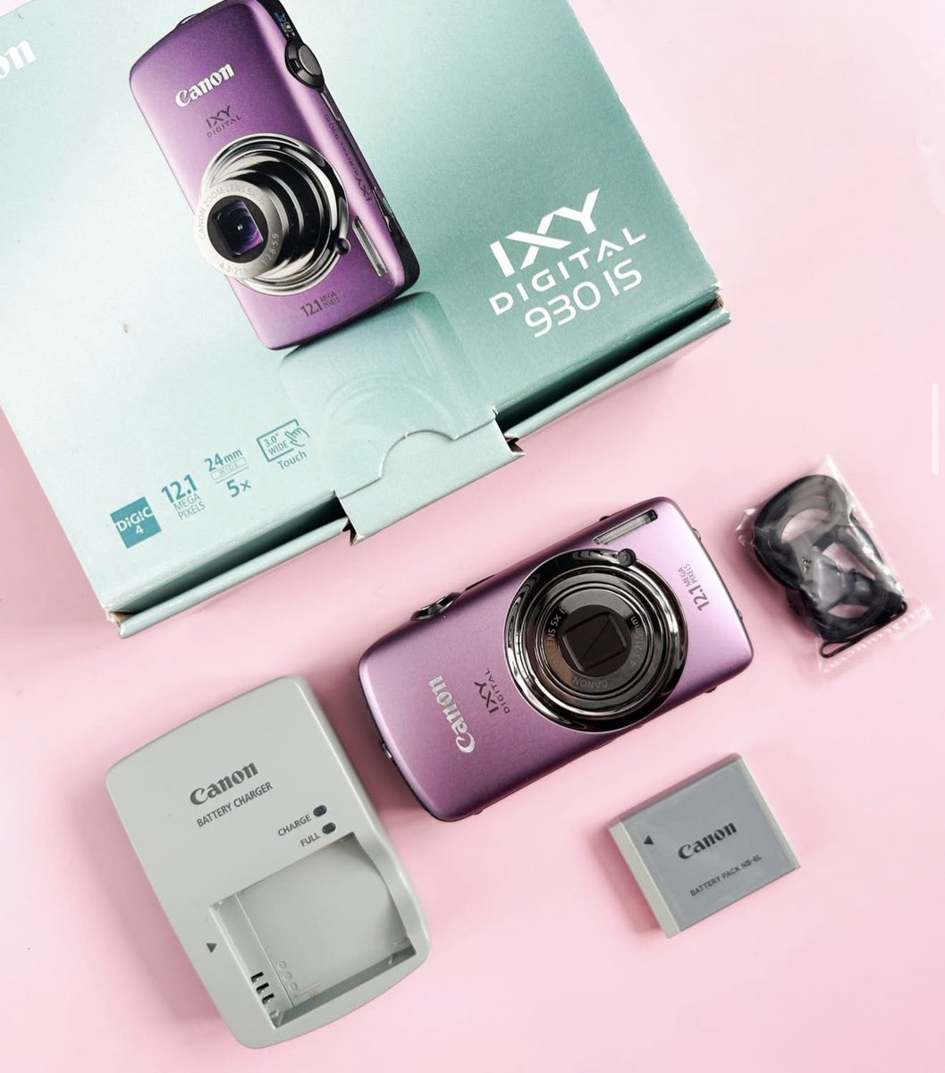 ekkok22's tweet photo. (Canon IXUS 200)Full Boxed,• Power: Lithium แบบนอนสีพาสเทลม่วงชมพู*จอฝั่งซ้ายเหลืองเล็กน้อยบอดี้สภาพสวย มีรอยเล็กน้อย 90%

ราคา7650 สบายมาก
https://t.co/tUPKrQS3Io
#ส่งต่อกล้องดิจิตอล #ส่งต่อกล้องดิจิตอลมือสอง #กล้องดิจิตอลมือสอง #กล่องดิจิตอล #กล่องดิจิตอลเก่า #789DEBUTGROUP https://t.co/ko8AXpvxHa