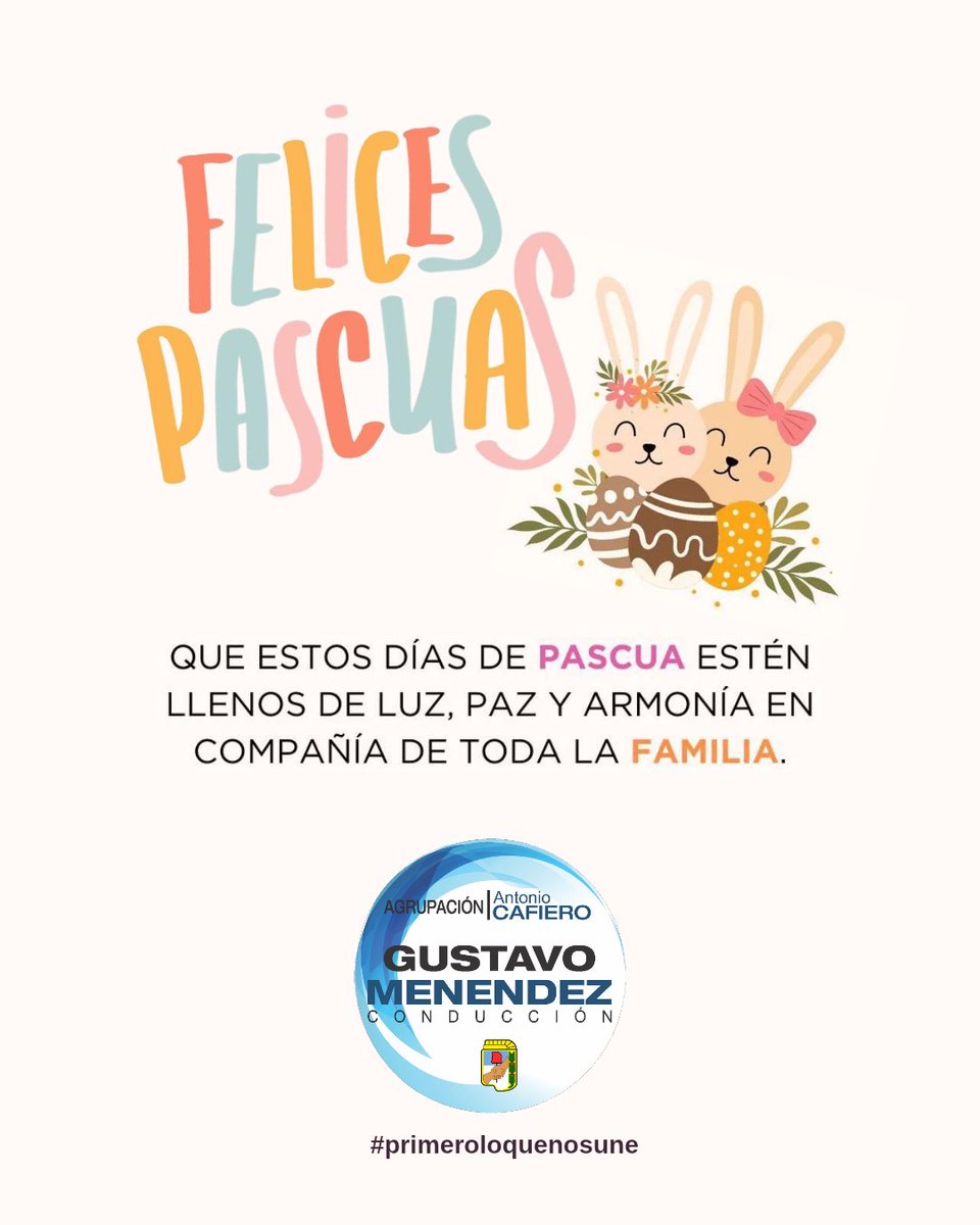 ¡Felices Pascuas! 🐰