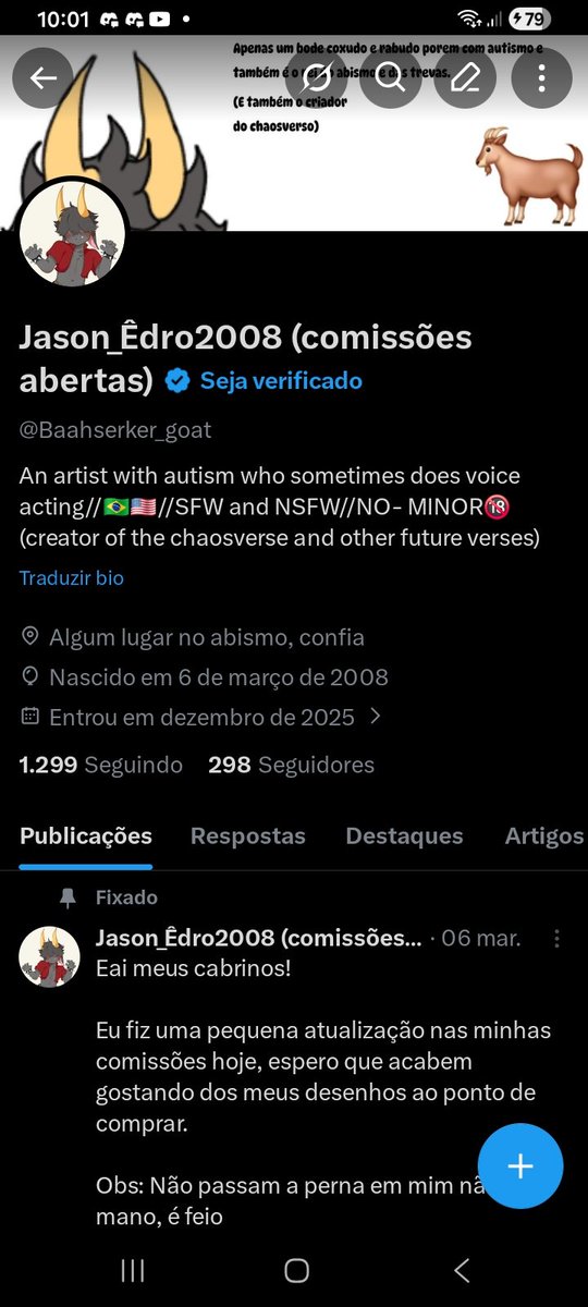 Jason_Êdro2008 (comissões abertas) tweet media