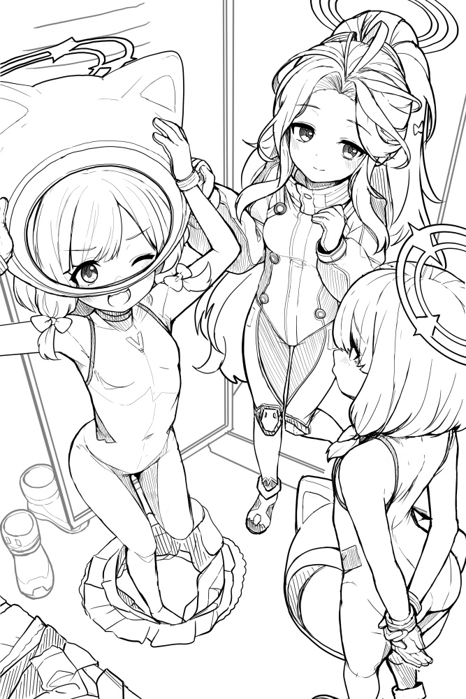 久しぶりの趣味絵を…
#ブルアカ
#才羽モモイ
#才羽ミドリ
#花岡ユズ 