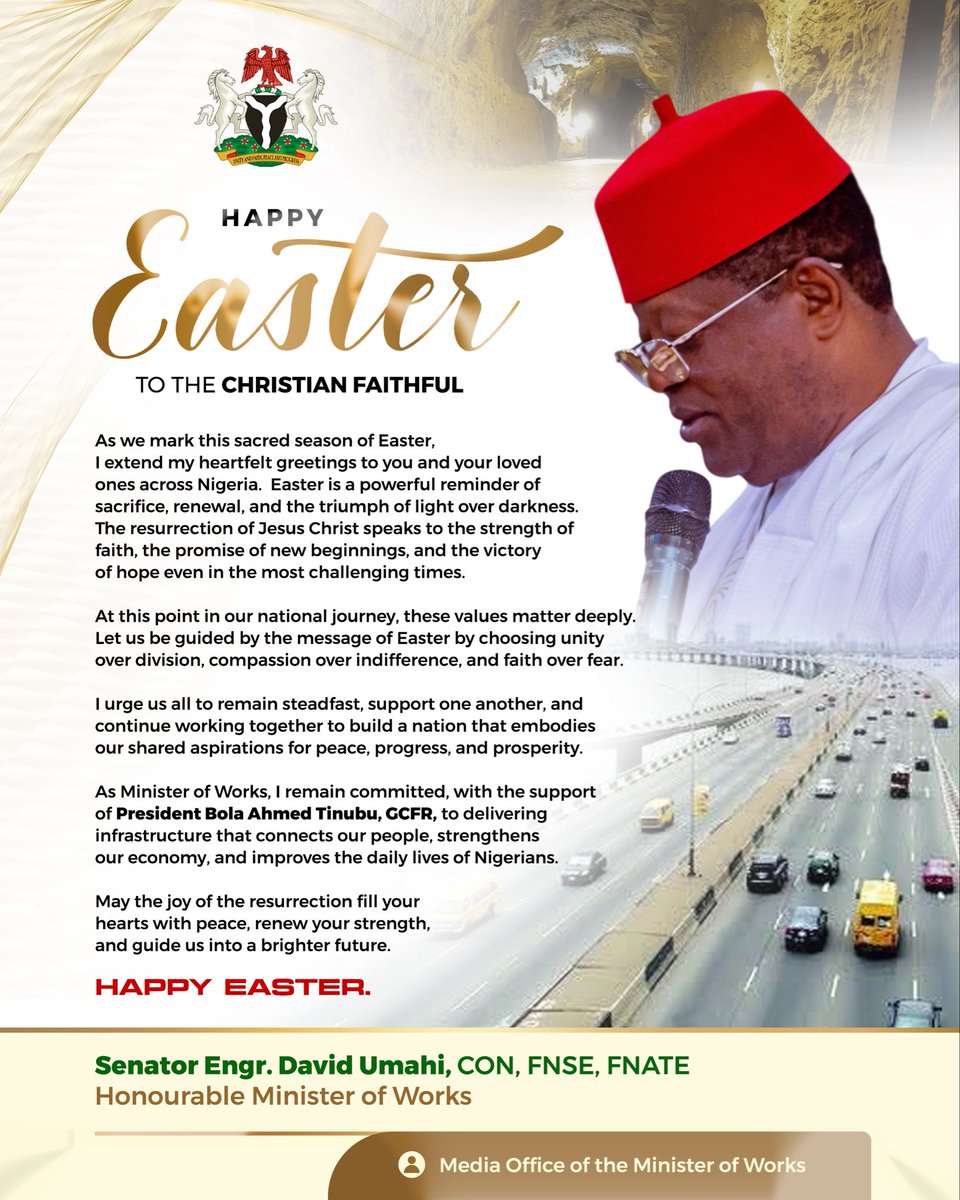 2p_graphix's tweet photo. Happy Easter flyer designs one for lighting brand I handle their graphics and the 2nd slide is for the Nigeria current minister of works / former governor of Ebonyi state https://t.co/pwEwZ35Int