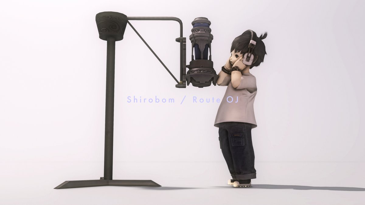 それでは聴いてください。「Route OJ」 
#しろすたじお