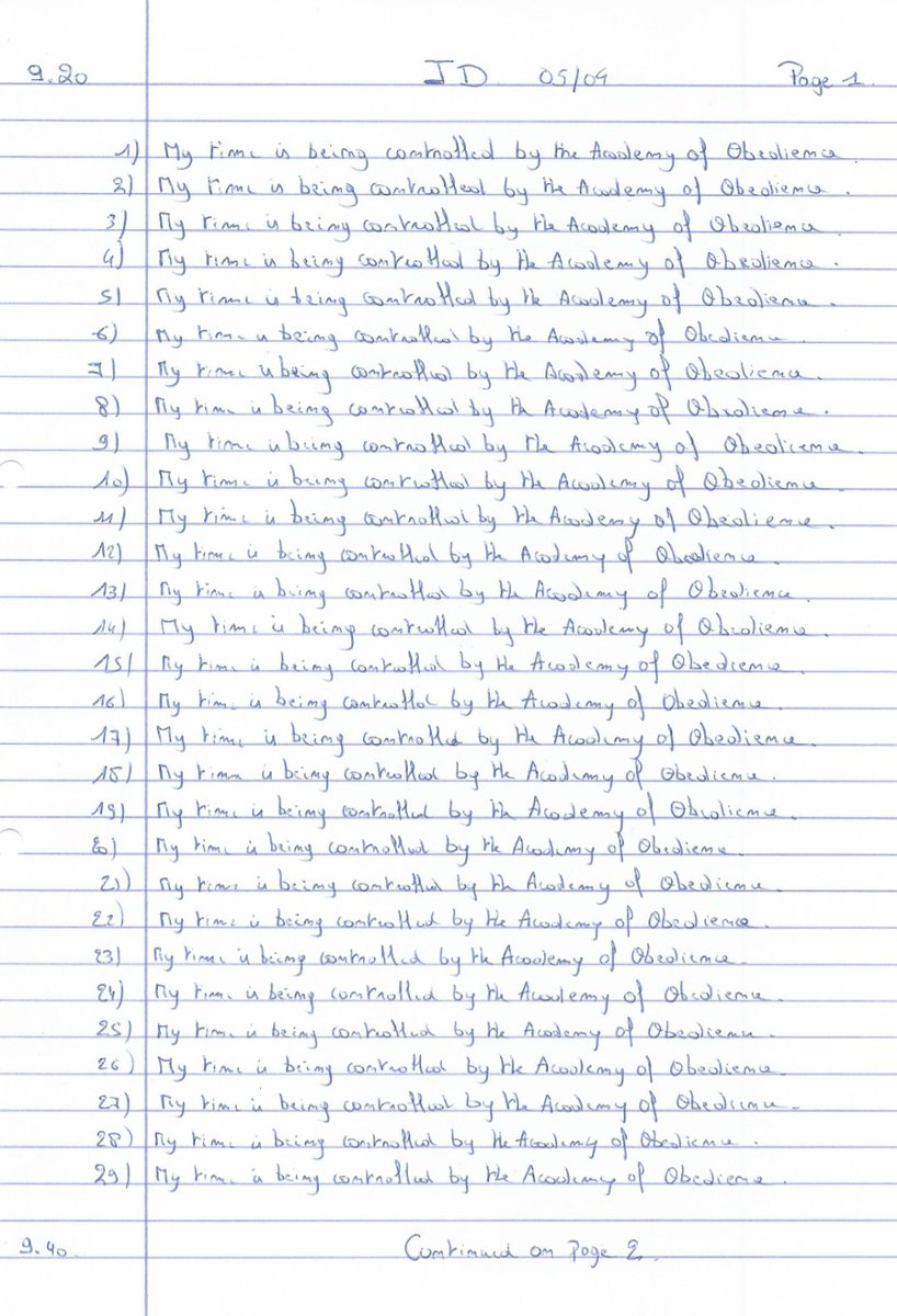 The Academy of Obedience tweet media