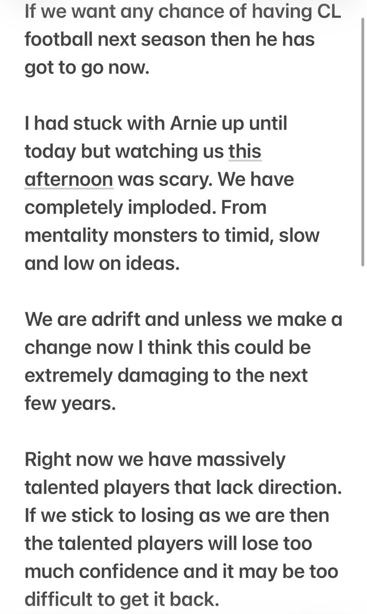 ChrisSlater_LFC's tweet photo. My thoughts on yesterday’s game and the situation we have found ourselves in. Me now moving from the - Give Slot time camp - to the - Slot out camp -  

But it must be done in the right way. In the @LFC way. https://t.co/kb7eyrO8ve