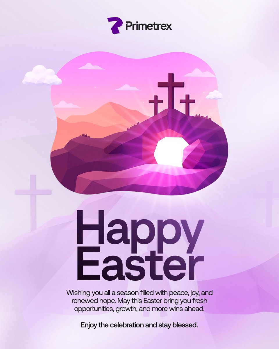 This Easter, rest from the charts, and celebrate with loved ones, so you can come back better for tomorrow’s opportunities.

Primetrex wishes you a Happy Easter!