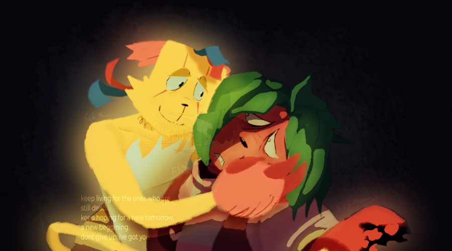 fishlovesbags's tweet photo. some art that i did this week :·)
the dandys world au is called "dandys revival"
you can find it here,on tumblr or tiktok! https://t.co/84nx2w5KaV