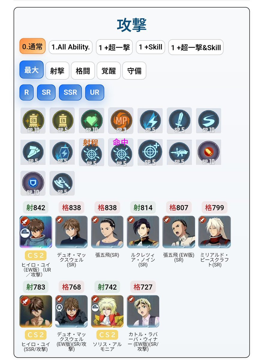 GgeneDamageCal's tweet photo. 【ジージェネエターナル】
新機動戦士ガンダムW

支援ヒイロはなかなか強いですね https://t.co/9K8t21Eqti