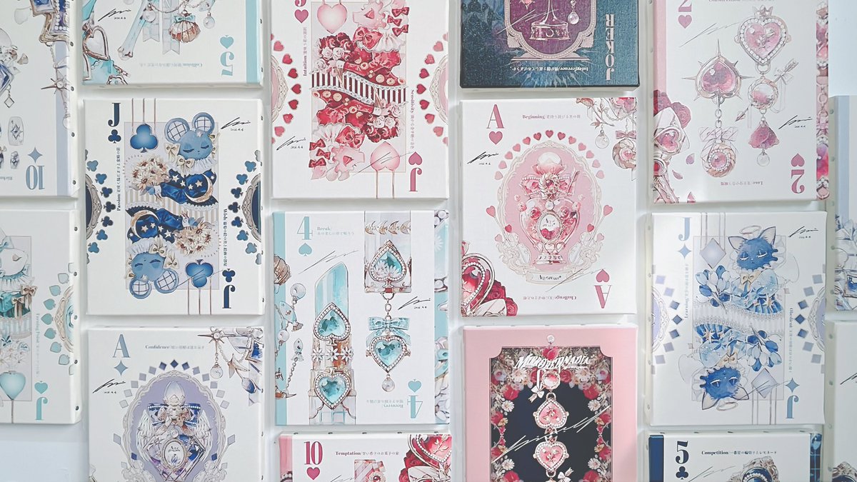 Spin@4/4~4/6トランプカード展示「よてし返臓心の僕」/作品集第3弾発売中🌧 tweet media