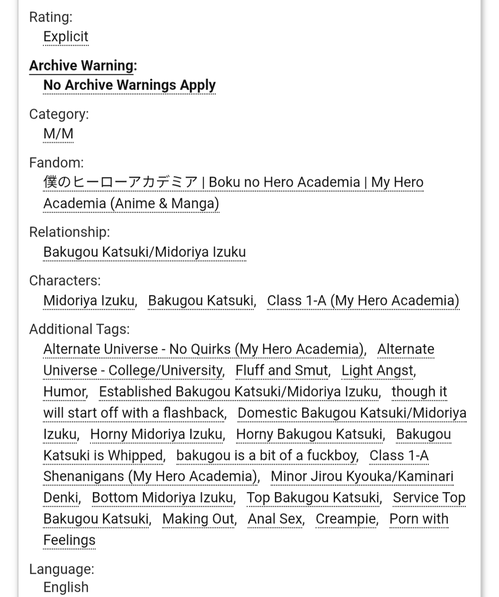 LemonLimeade15's tweet photo. The sequel to Bakugou Katsuki is NOT a fuckboy is up! It only took me one year to finish...
Explicit, no archive warnings, some angst, but mostly fluff and humor. And of course, establish ktdk 🧡💚
https://t.co/bumhQyGwop https://t.co/1S3WPI9NIk