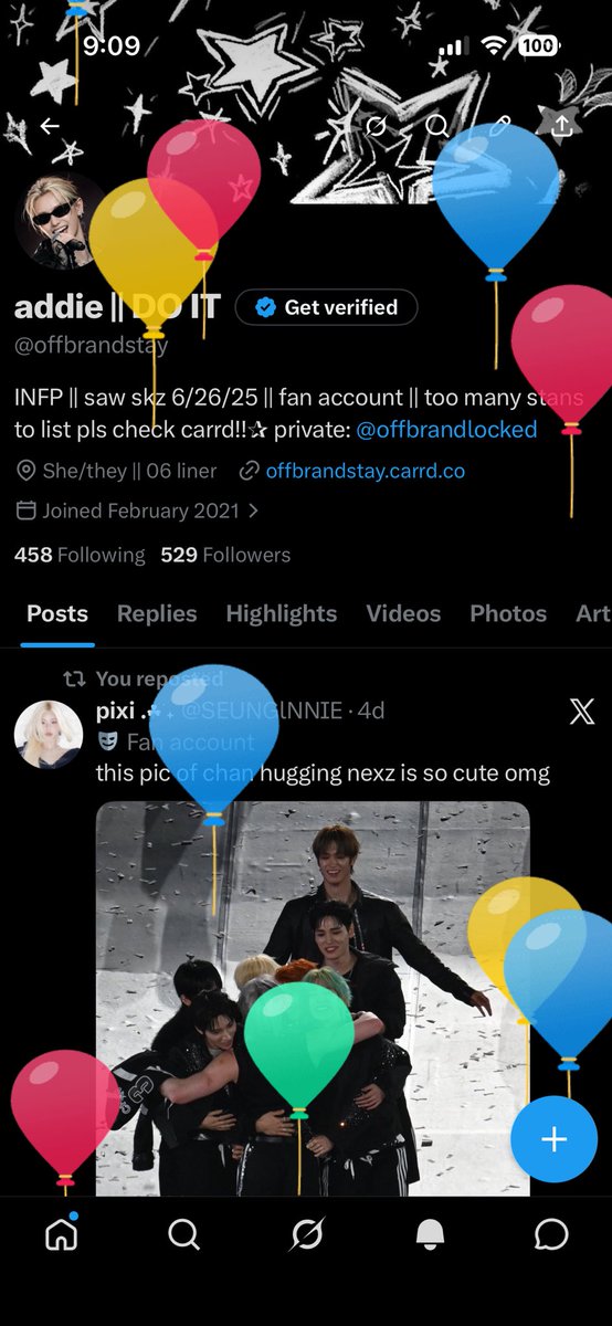 offbrandstay's tweet photo. Balloons!!! 🥳🥳 https://t.co/s1mbKBluAN