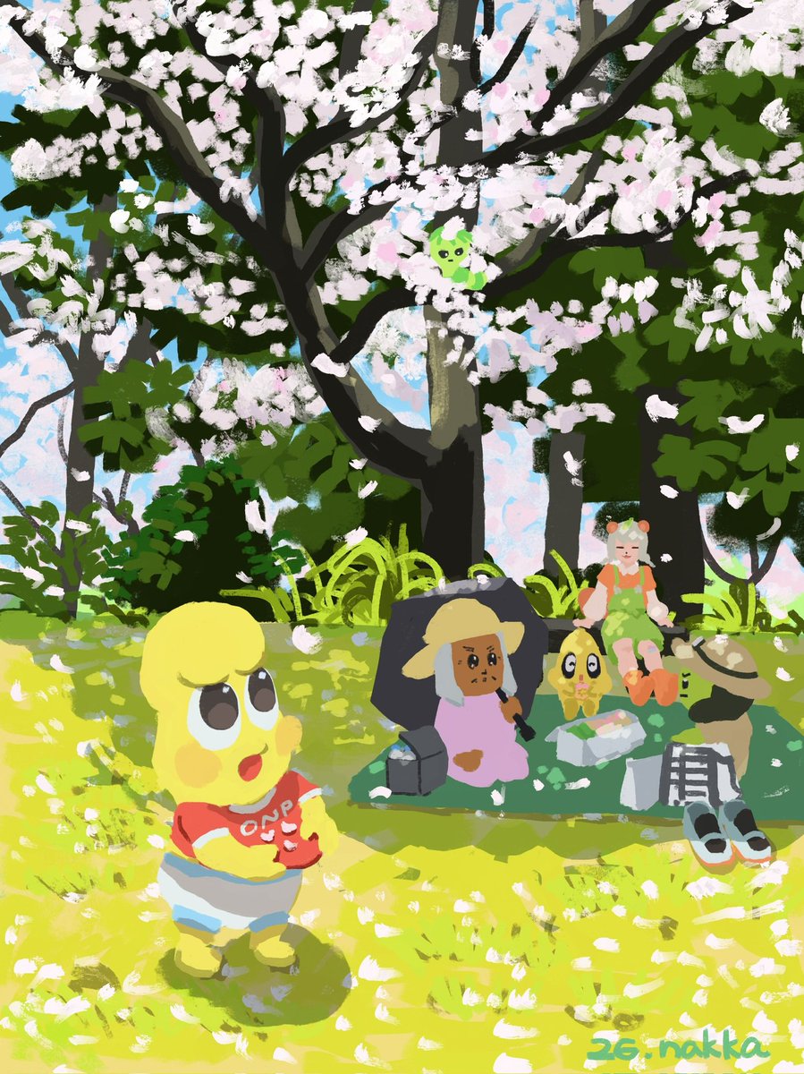 🌸
#ぽこあーと #オシャレになりたいピーナッツくん