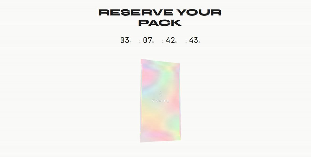 thisisnosaa's tweet image. Quick one!!!

🎁New Waitlist: @carte_gg

➡️ Register: carte.gg/?r=TM6DXTY4 
➖ Submit Your Email
➖ Done

Ends in 3 days .

📖 Source: x.com/carte_gg/statu…

Disclaimer: This content is not sponsored and I'm not paid. The label is for compliance and transparency purposes