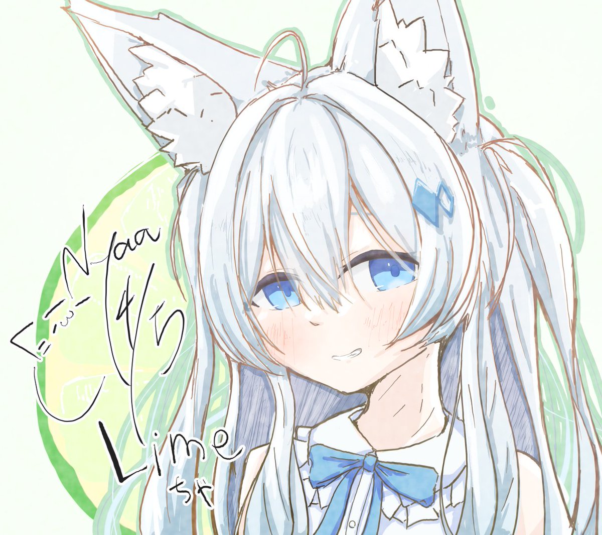Nyuillust's tweet photo. Limeさん https://t.co/TQndZZH2Y4