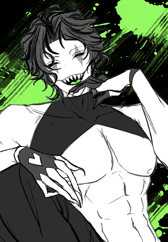 💚🎪
試個筆刷~
性感小哥笑得真開心
#thefreakcircus