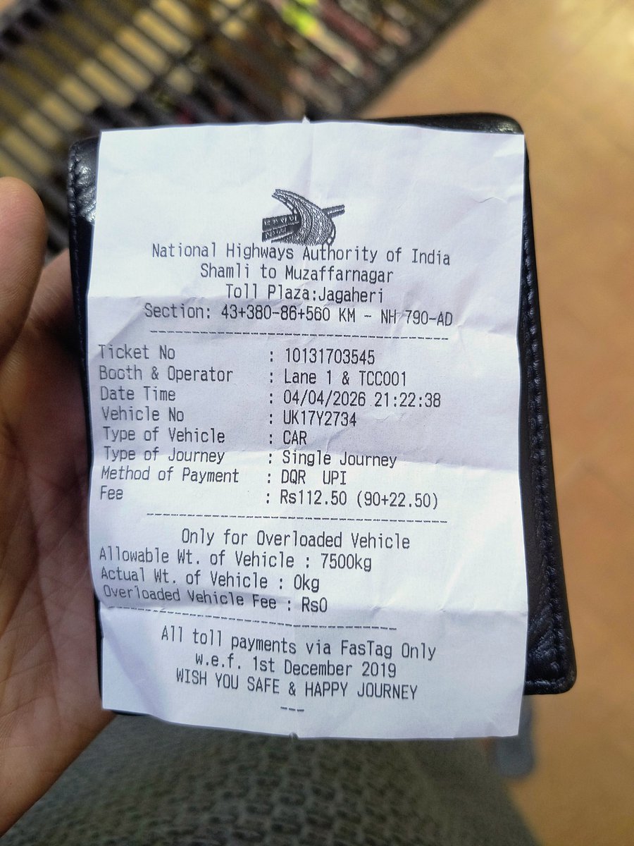 firoz374's tweet photo. @nitin_gadkari 
@NHAI_Official 
@fastagofficial 
@FASTag_NETC https://t.co/H8tYyaW8wq