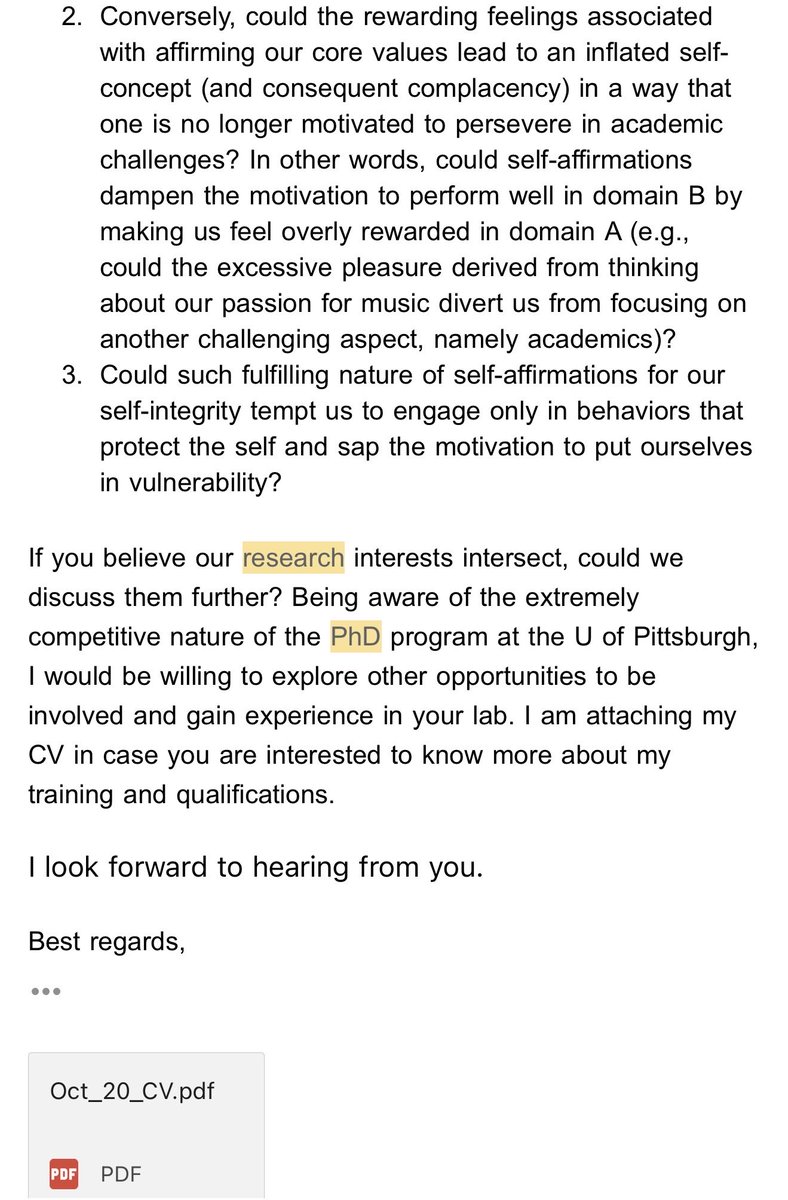 yourgradcoach's tweet image. How to Write Cold Emails That Actually Get Replies for Funded PhDs worth 3500 Euros 💶 or more per month!

DM me “email” if you want to learn my winning strategy.

1. Write in “Research Questions,” Not “Interest”

Don’t say:
“I am interested in cancer biology.”

Say:
“I’m curious