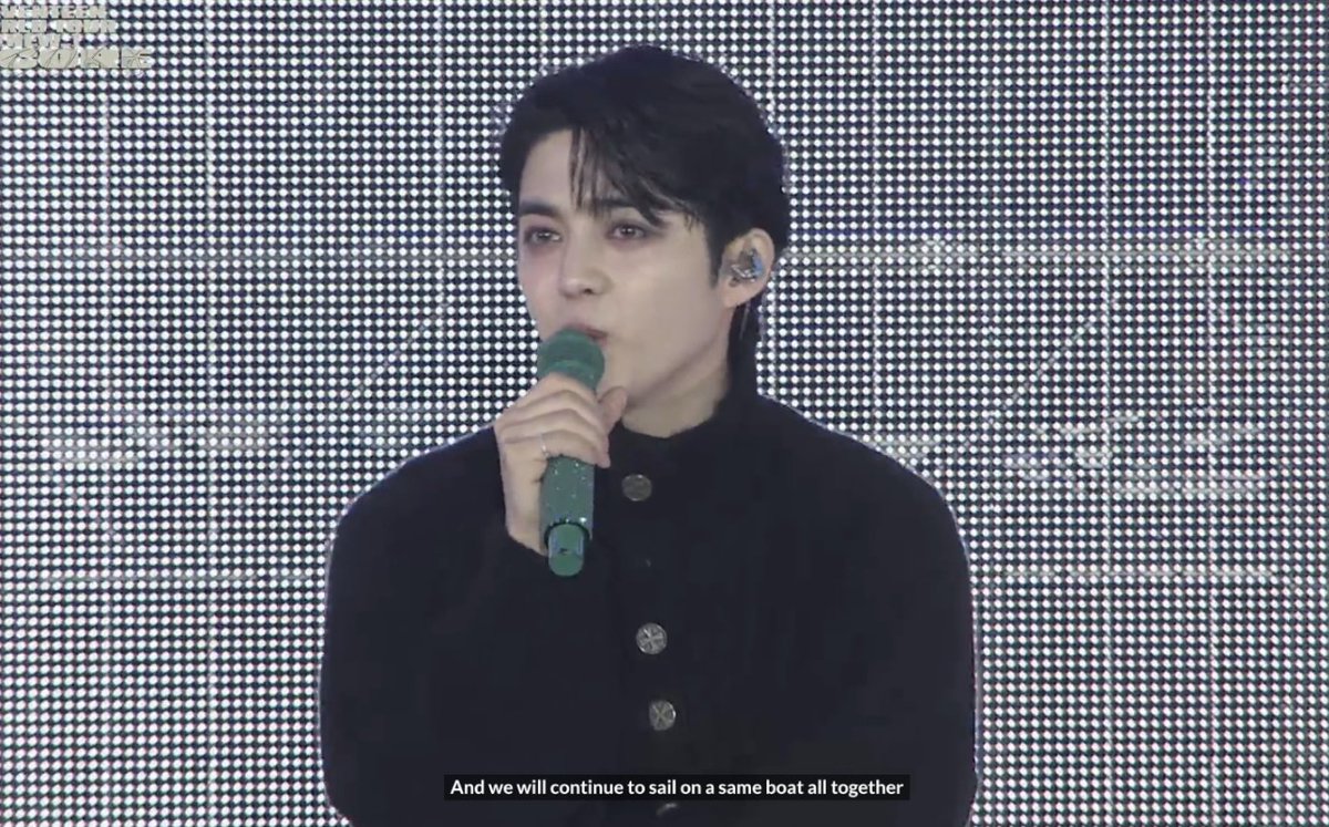 cheonsaries's tweet photo. Rain fell during their final encore—a literal April Shower blessing the moment. On Mingyu’s birth month, no less. There they are, still 13, still whole, after choosing each other all over again.

Something about that is so poetic 🌧🌸 @pledis_17

#SVT_WORLDTOUR 
#SVT_TOUR_NEW_ https://t.co/tTei3Kq0hk