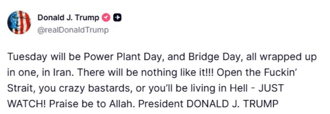 tariqtramboo's tweet photo. In one month of war with Iran, Trump started shouting Allahu Akbar 

Imagine if the war lasts for another 2 months -:) https://t.co/FXKwJjETuV