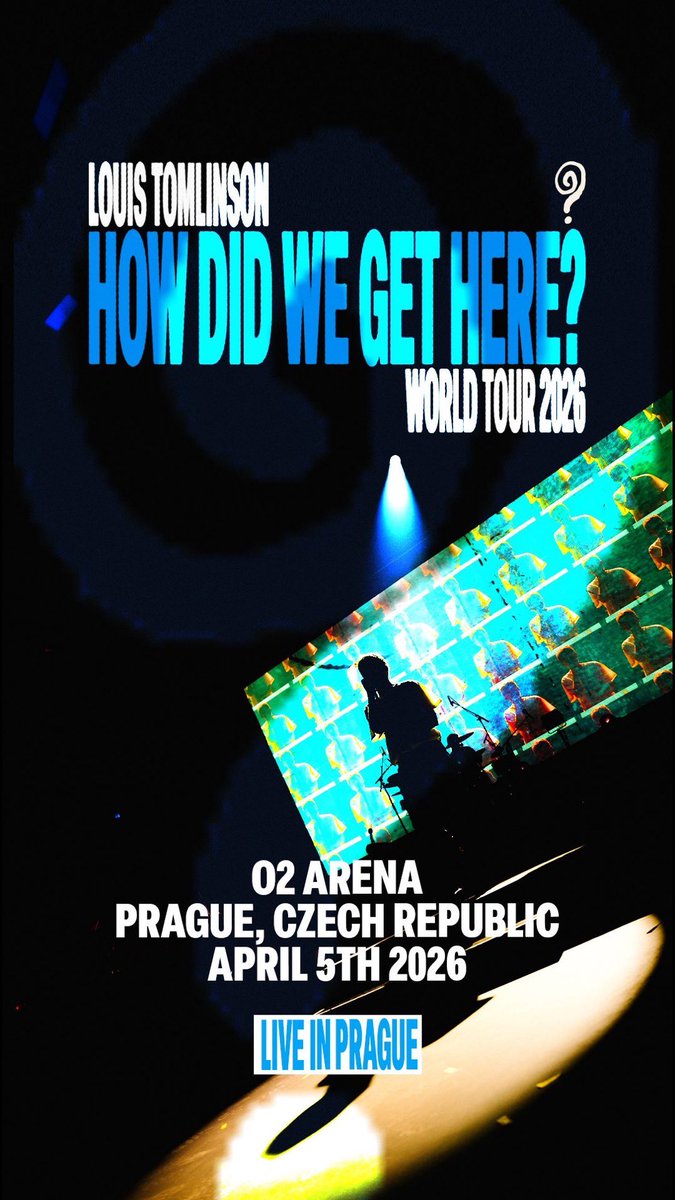 So Louis is going to be loud in Prague 🩵💚💙